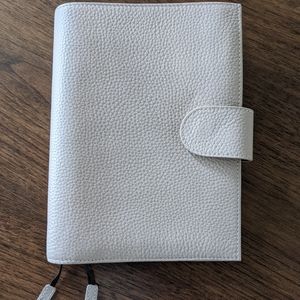 Moterm B6 notebook cover in Litchi Taupe